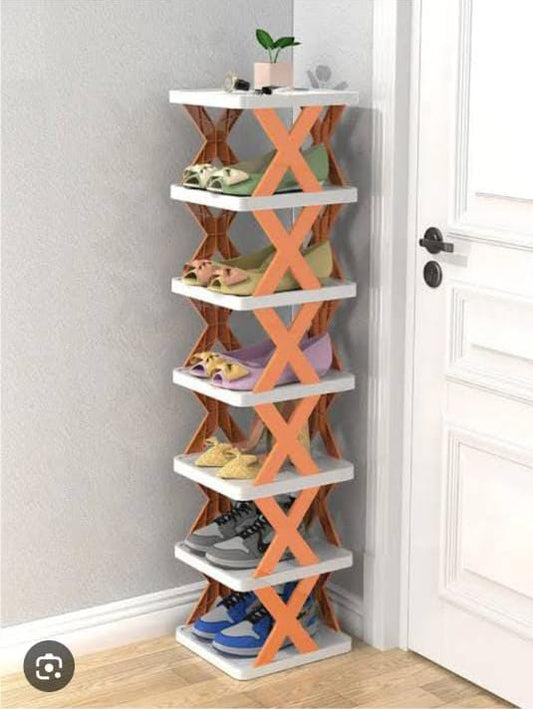 Organizador de Zapatos de 7 Niveles – Diseño Compacto y Elegante